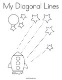 My Diagonal Lines Coloring Page