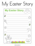 My Easter Story Coloring Page