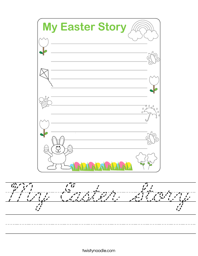 My Easter Story Worksheet