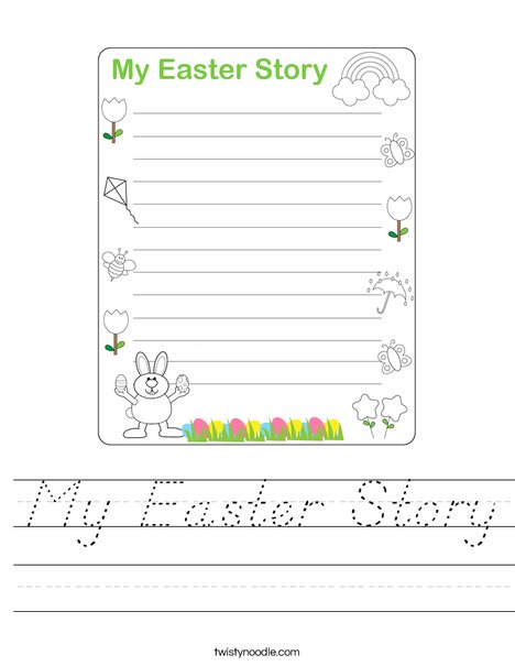 My Easter Story Worksheet