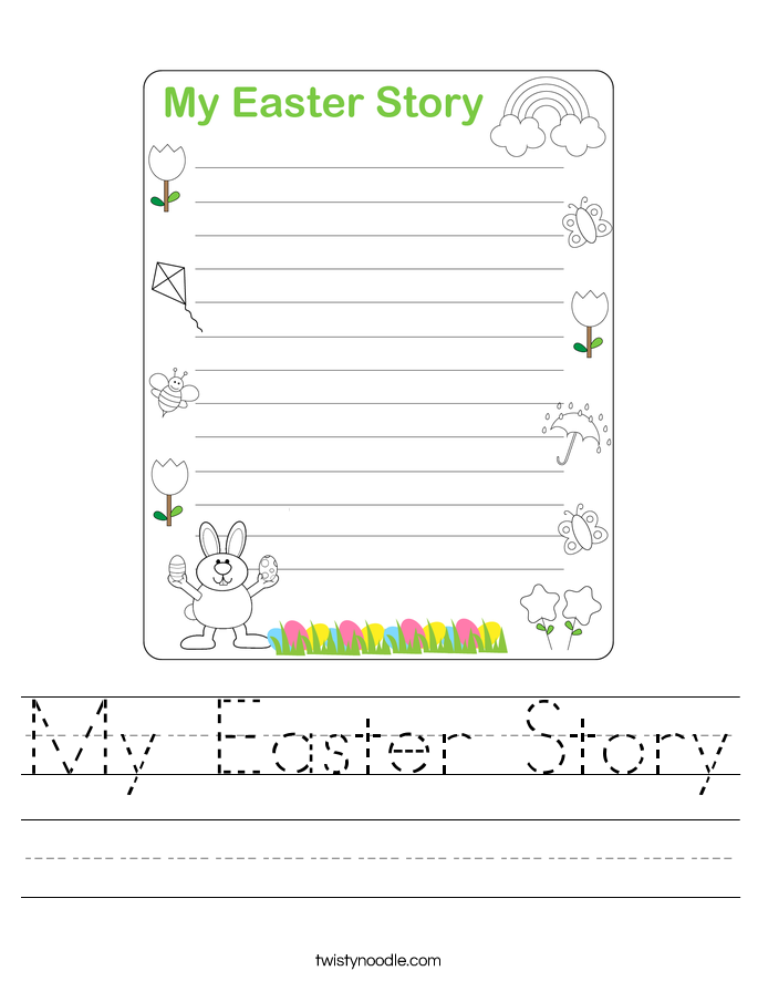My Easter Story Worksheet
