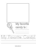 My Favorite Candy! Worksheet