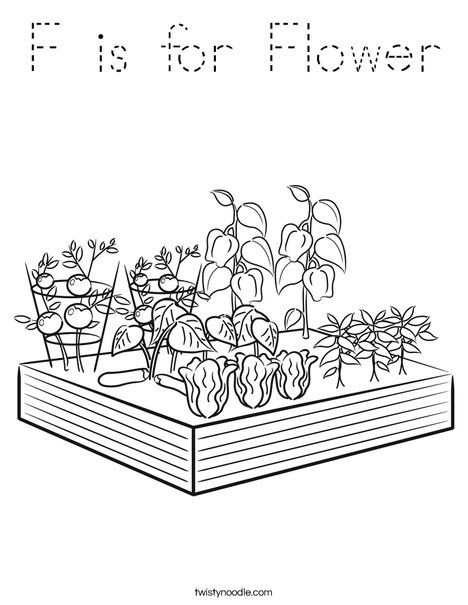 Garden Coloring Page