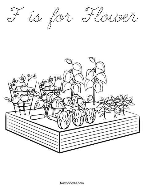 Garden Coloring Page