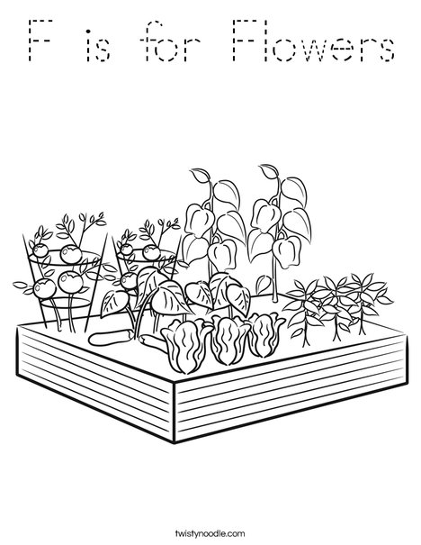 Garden Coloring Page