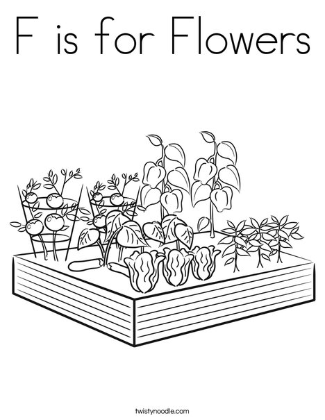 Garden Coloring Page