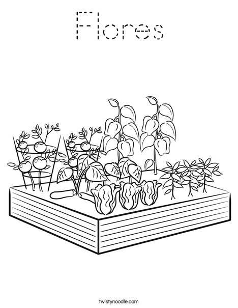 Garden Coloring Page