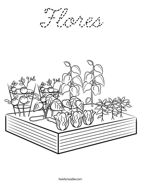 Garden Coloring Page