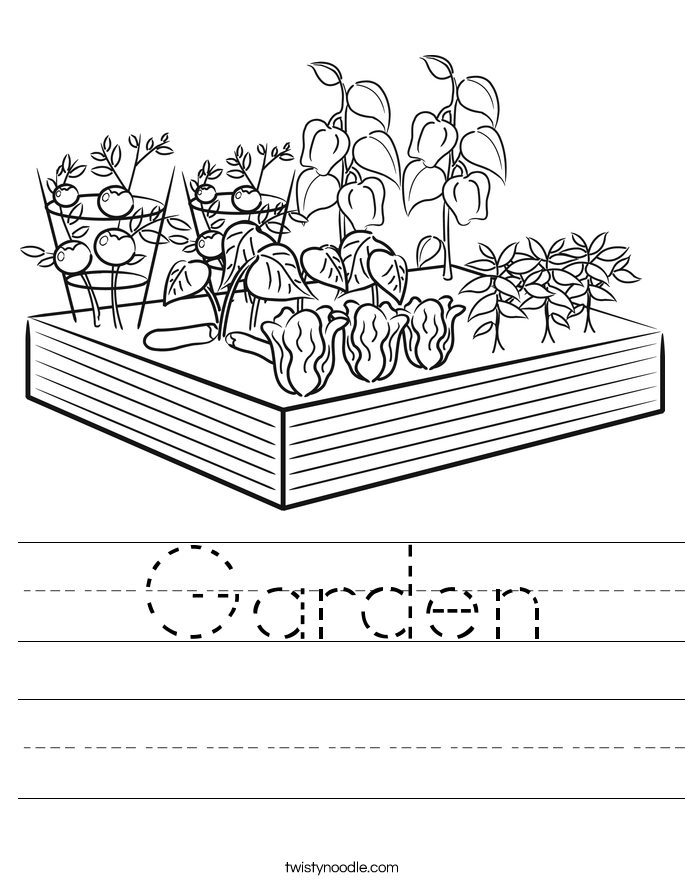 Garden Worksheet