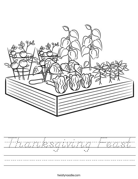 Garden Worksheet