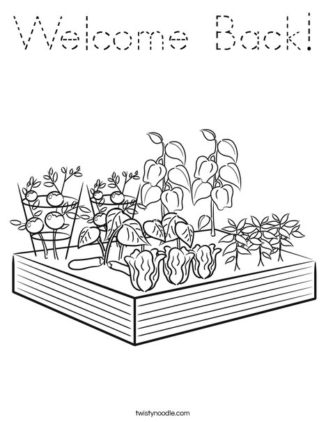 Garden Coloring Page