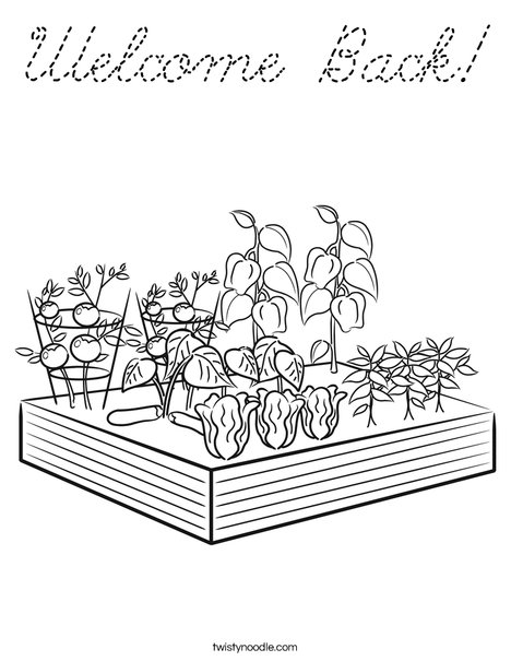 Garden Coloring Page