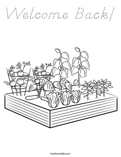 Garden Coloring Page