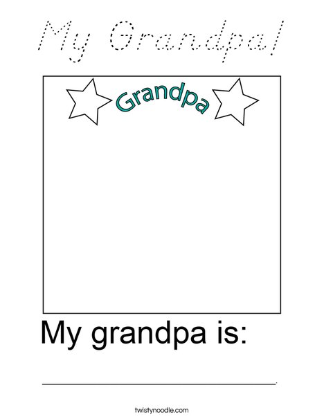 My Grandpa! Coloring Page