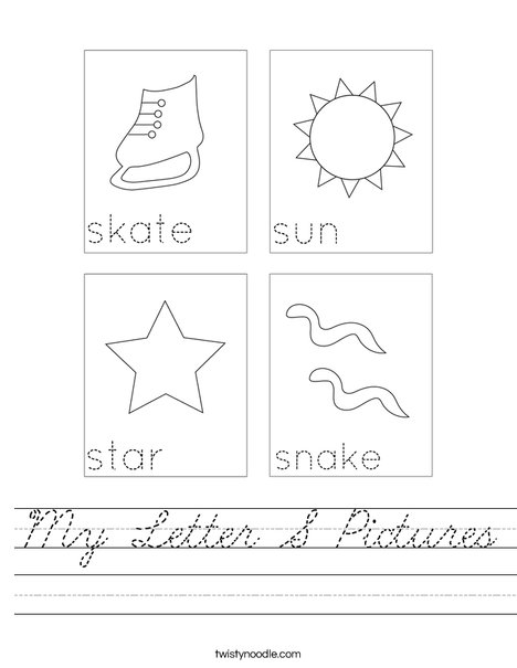 My Letter S Pictures Worksheet