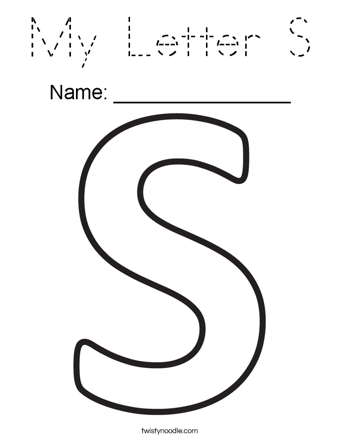 151 Simple Letter S Coloring Pages with Printable