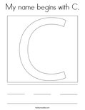 My name begins with C Coloring - My Name Begins With C 24 Coloring Page Png 120x155 Q85 