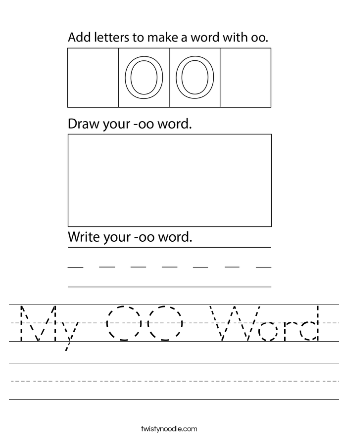 My OO Word Worksheet