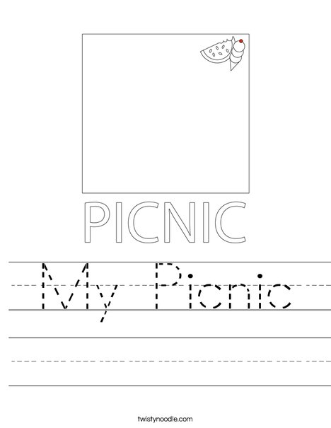 My Picnic Worksheet