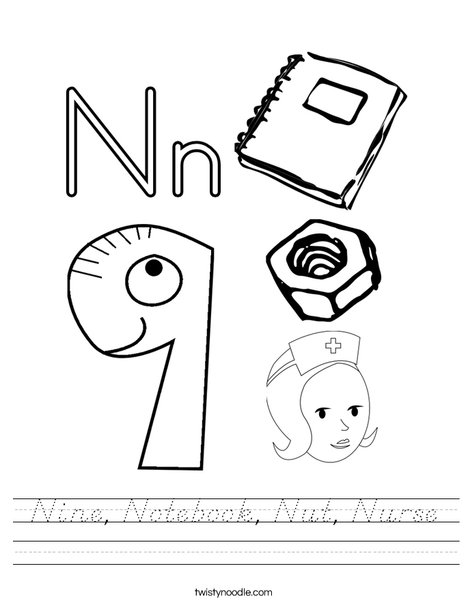 N is for Worksheet