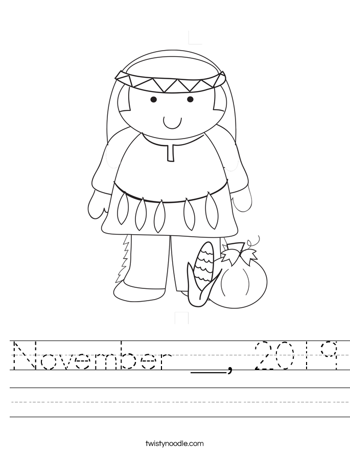 November __, 2019 Worksheet