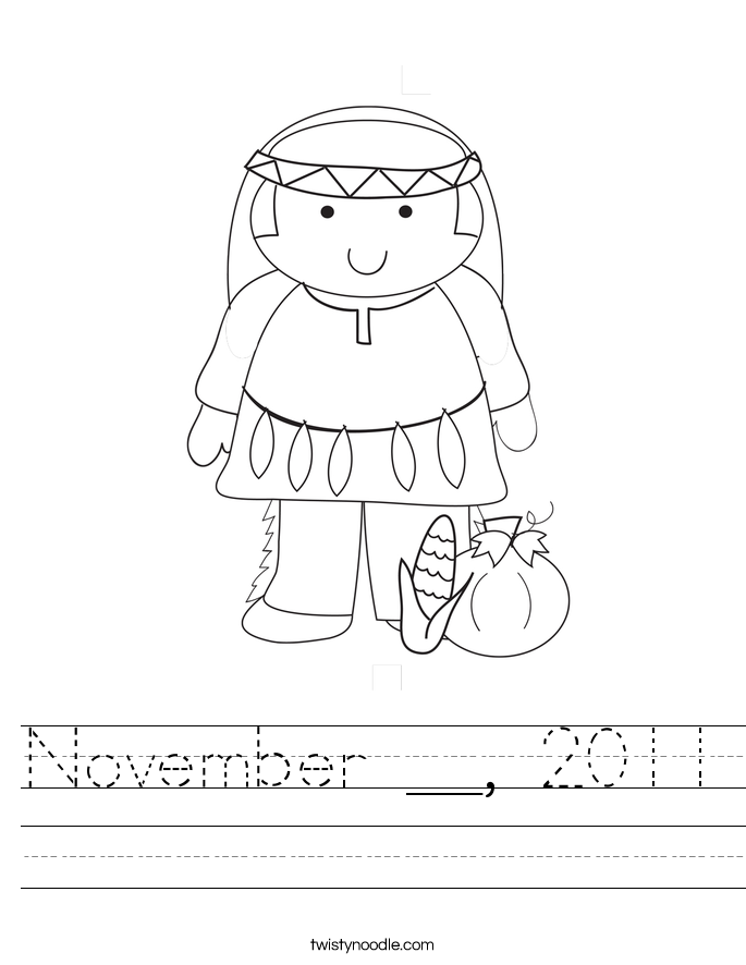 November __, 2011 Worksheet