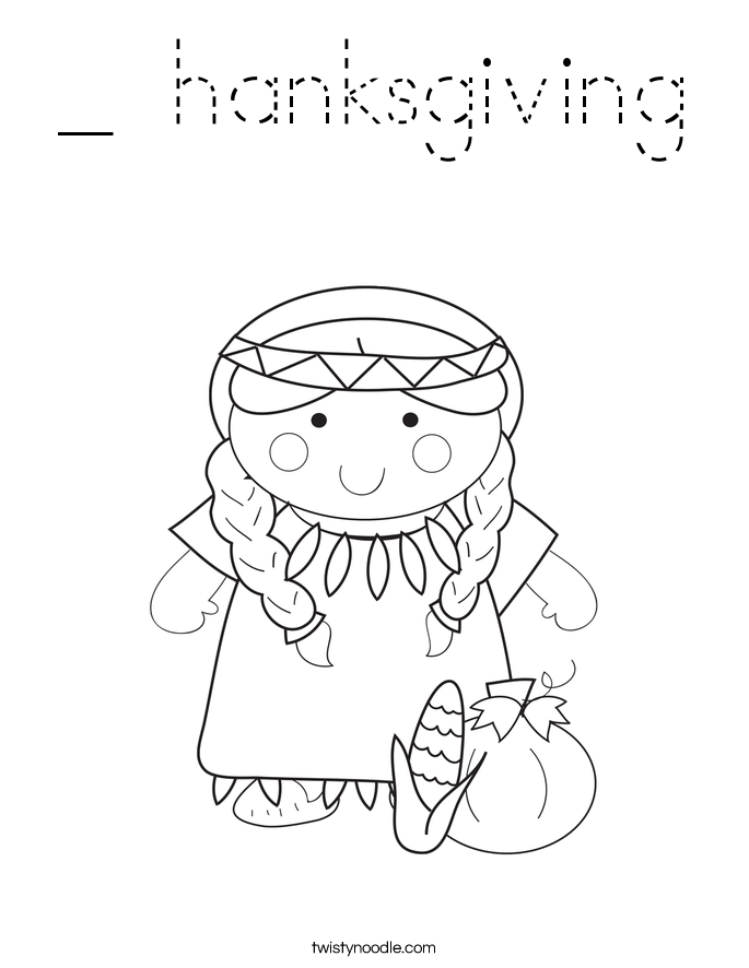 _ hanksgiving Coloring Page
