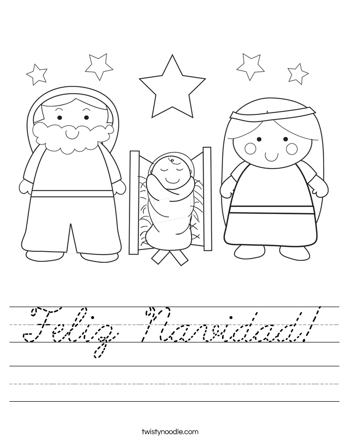 Feliz Navidad! Worksheet