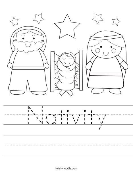 Nativity Worksheet