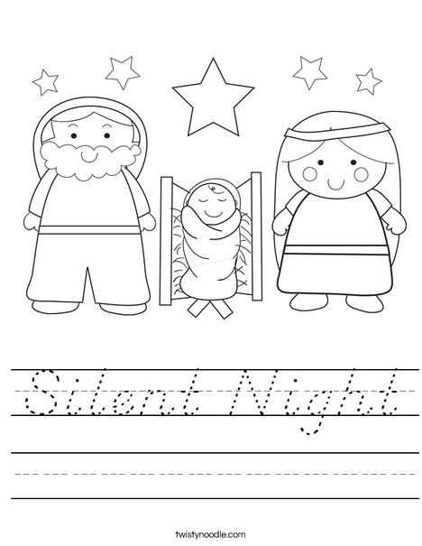 Nativity Worksheet