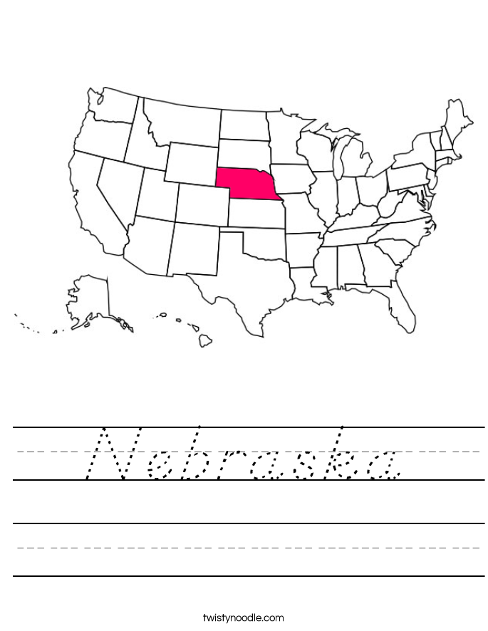 Nebraska Worksheet