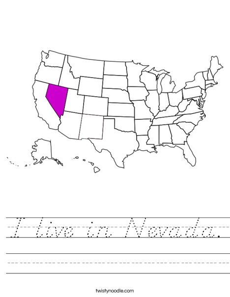 Nevada Worksheet