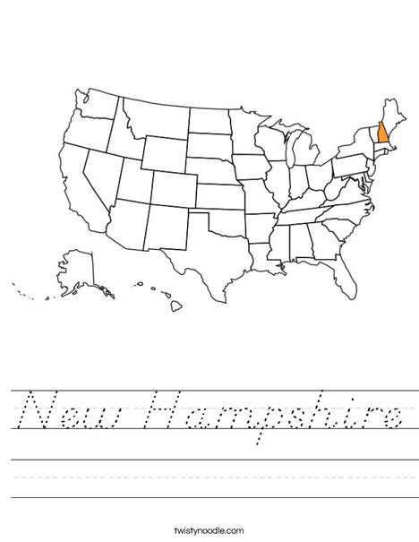 New Hampshire Worksheet