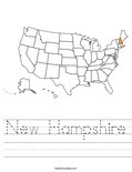 New Hampshire Worksheet