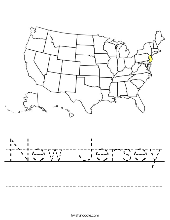 New Jersey Worksheet