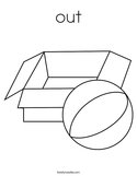 out Coloring Page
