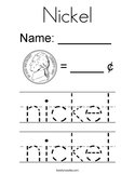 Nickel Coloring Page
