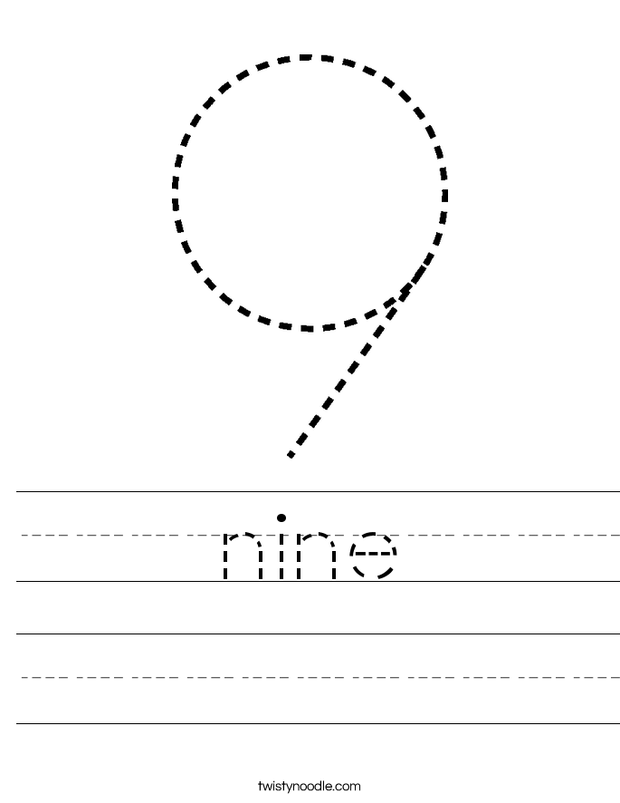 nine Worksheet