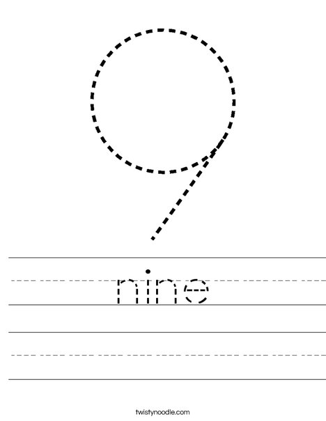Nine Worksheet