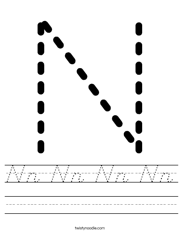 Nn Nn Nn Nn Worksheet