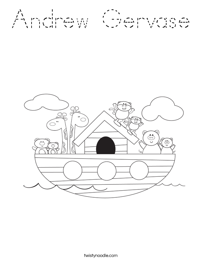 Andrew Gervase Coloring Page