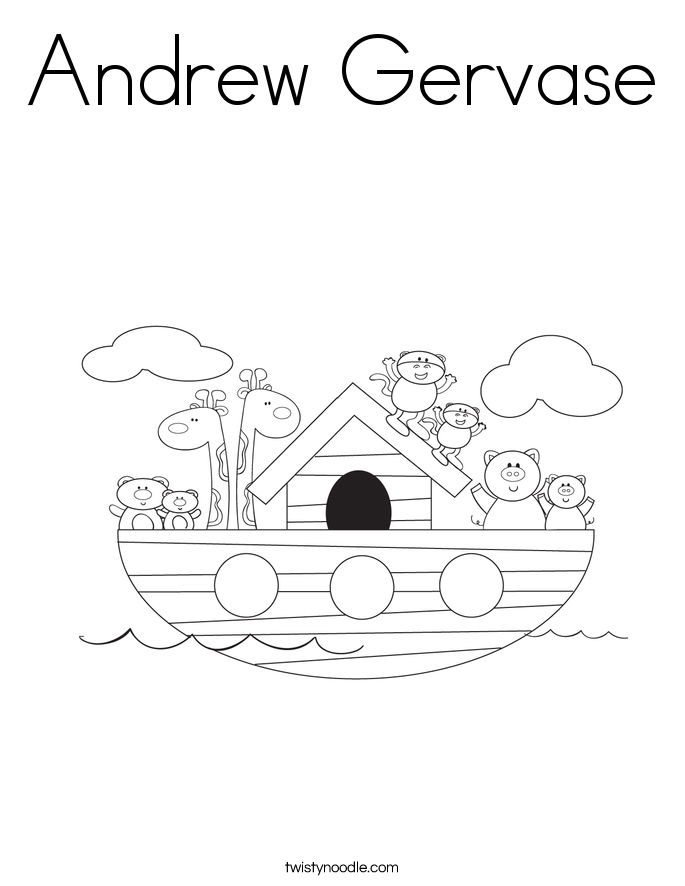 Andrew Gervase Coloring Page