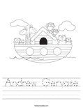 Andrew Gervase Worksheet