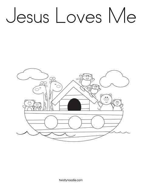 Noah's Ark Coloring Page