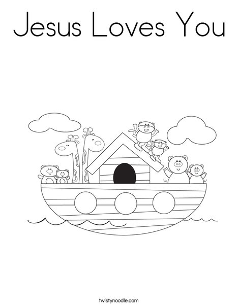 Noah's Ark Coloring Page