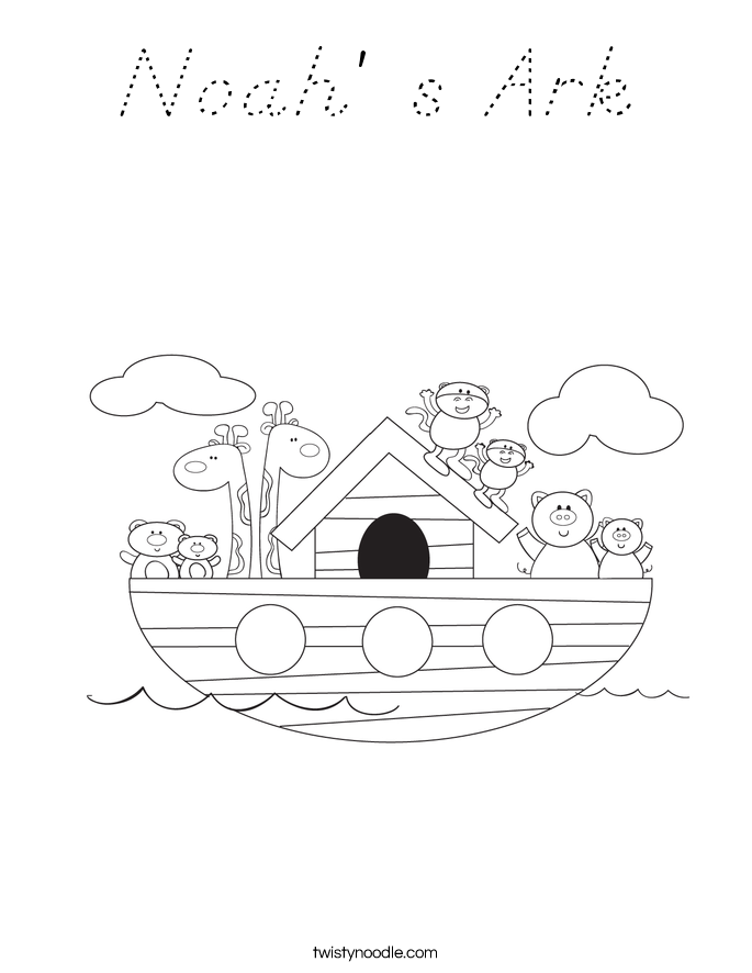 Noah' s Ark Coloring Page