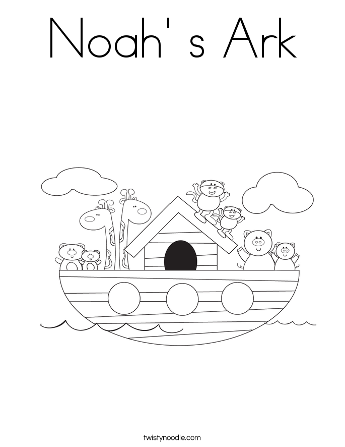 Noah' s Ark Coloring Page