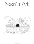 Noah' s ArkColoring Page