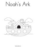 Noah's Ark Coloring Page