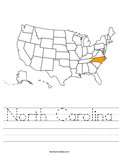 North Carolina Worksheet